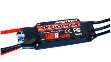 Безколекторний регулятор ходу HOBBYWING SKYWALKER 40A UBEC для авіамоделей HW80060140 фото