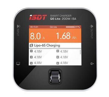 Зарядное устройство ISDT Q6 Lite DC 7-32 В 12 A 200 Вт 1-6S XT60 ISDT Q6 Lite фото