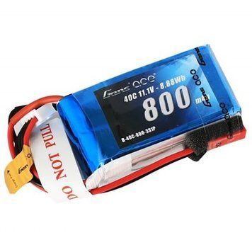 Акумулятор Gens Ace Li-PO 11,1 В 800 мАг 40C B-40C-800-3S1P фото