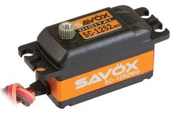 Сервопривід цифровий Savox 4,5-7 кг/см 4,8-6 0,08-0,07 сек/60&deg; 44,5 г SC-1252MG фото
