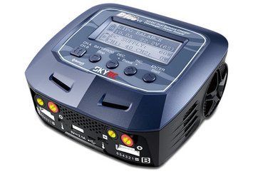 Зарядное устройство дуо SkyRC D100 V2 10A/100WxAC/200WxDC с блоком питания, универсальное SK-100131 фото