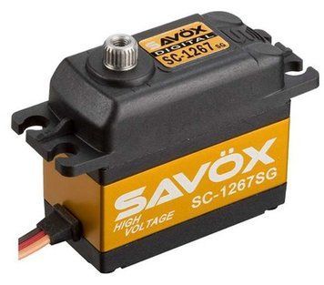 Сервопривід цифровий Savox HV 11-13-20,2 кг/см 4,8-6-7,4 0,14-0,11-0,095 сек/60&deg; 62 г SC-1267SG фото