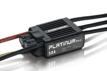 Безколекторний регулятор ходу HOBBYWING PLATINUM V3 50A для авіамоделей HW30204050001 фото