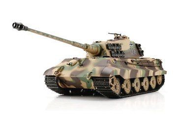 Танк на радіокеруванні Heng Long King Tiger Henschel у масштабі 1:16 з пневмогарматою та інфрачервоним боєм HL3888A-1Upg фото