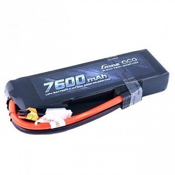 Акумулятор Gens Ace LiPO 7,4 В 7600 мАг 2S 50C B-50C-7600-2S2P-TRX фото