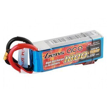 Акумулятор Gens Ace Li-PO 11,1 В 1800 мАг 40С B-40C-1800-3S1P фото
