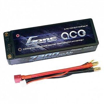 Акумулятор Gens Ace LiPO 7,4 В 7200 мАг 2S 70C B-70C-7200-2S1P-HardCase-47 фото